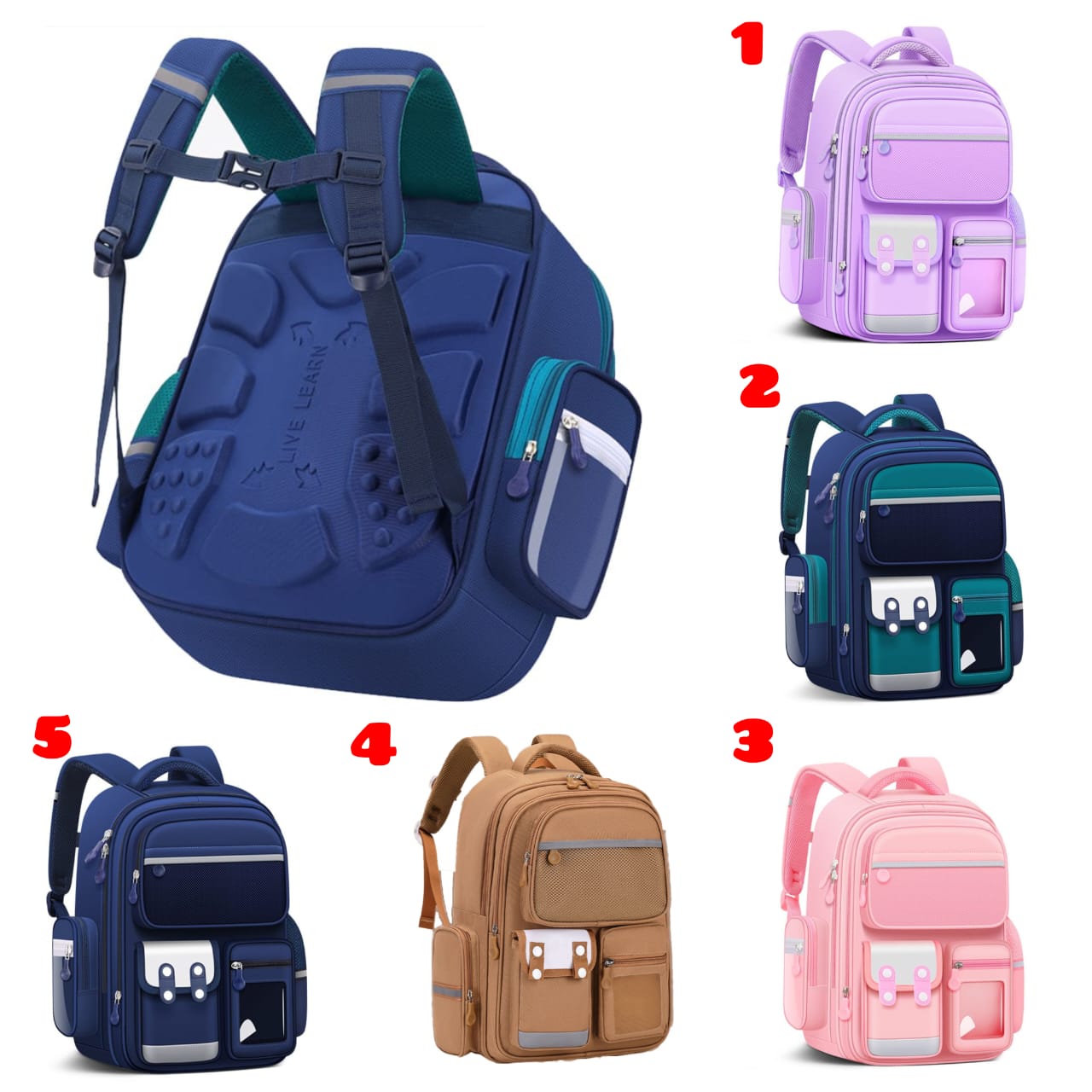 Restocked‼️

British Style,Academic Master School Bag


▪️Large Size: 42cmby26by31cm.
▪️Suitable for Grade 2-8.