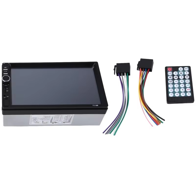7“ Car Radio 1 Din Multimedia Player Support Carplay Android Auto HD Touch Screen FM AUX Input BT Mirror Link TF Card