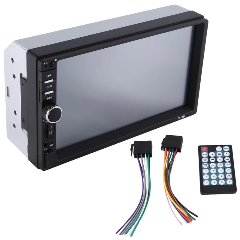 7“ Car Radio 1 Din Multimedia Player Support Carplay Android Auto HD Touch Screen FM AUX Input BT Mirror Link TF Card