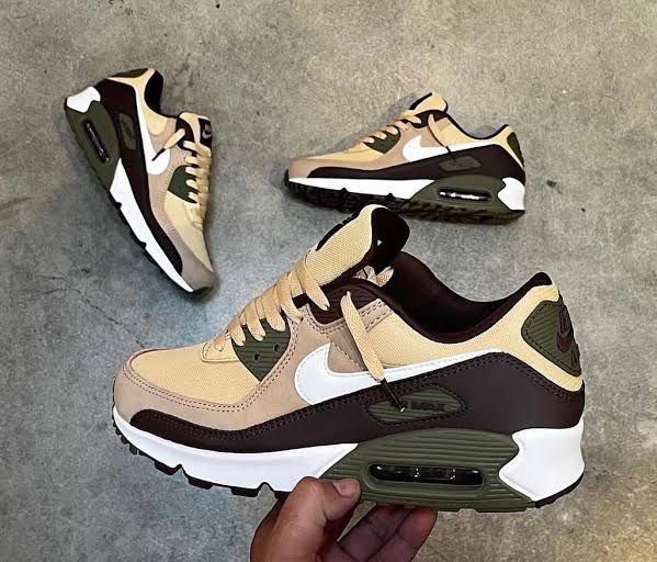 Original Air Max 90 NRG ''Hemp Earth'' Unisex Sneakers ;Authentic & Best Quality Men's Shoes/Women's Shoes Air Max Sneakers