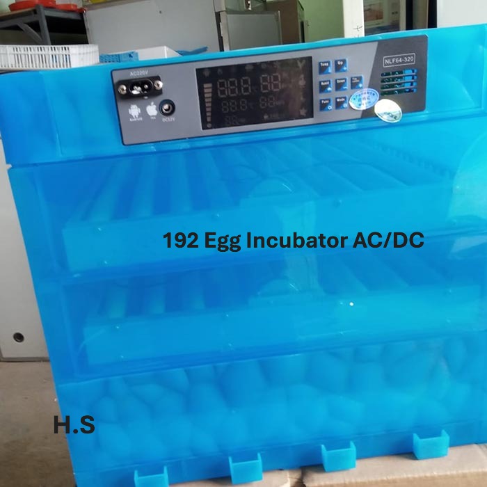 192 Egg Full Automatic Incubator AC/DC