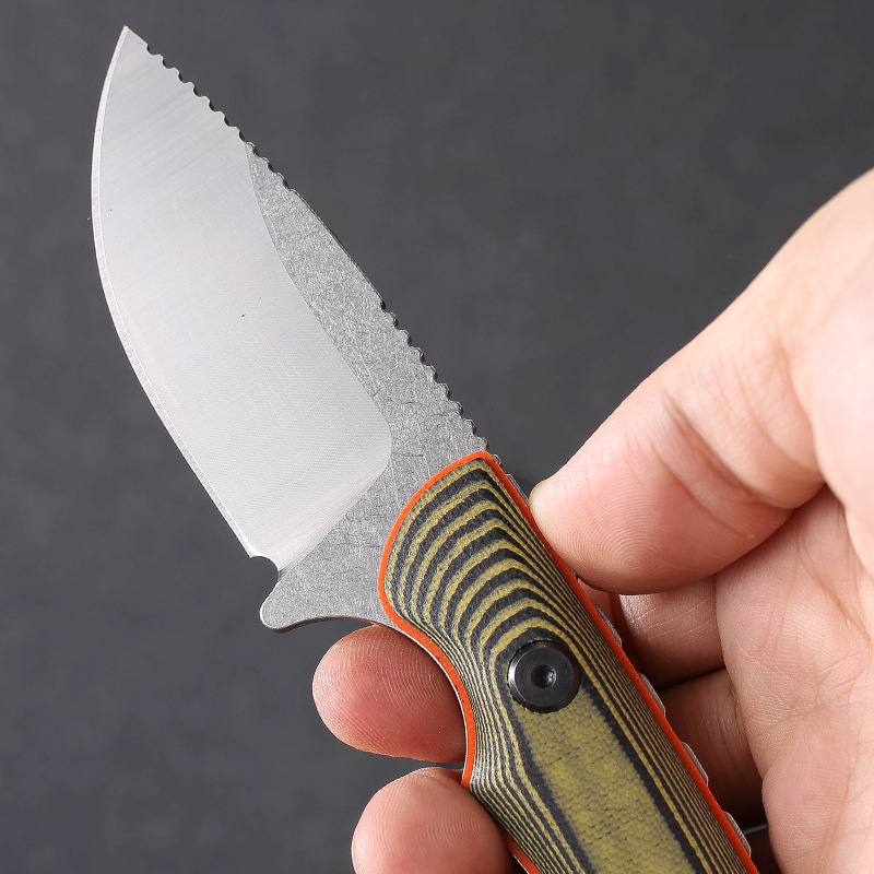 Hunter Fixed Blade Landing Blade G10 Handle and K-Sheath Tactical Hunting Sharp Outdoor Camping Straight Blade EDC Tool