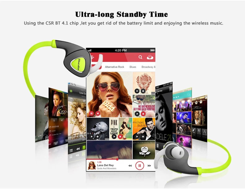 Bluedio Q5 Bluetooth Sports Earphone