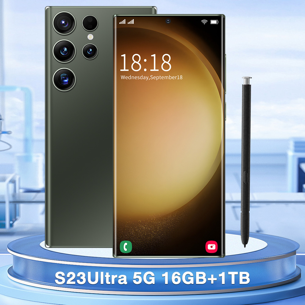 S23 Ultra 4G Smartphone, 7.3" HD,16GB+512GB