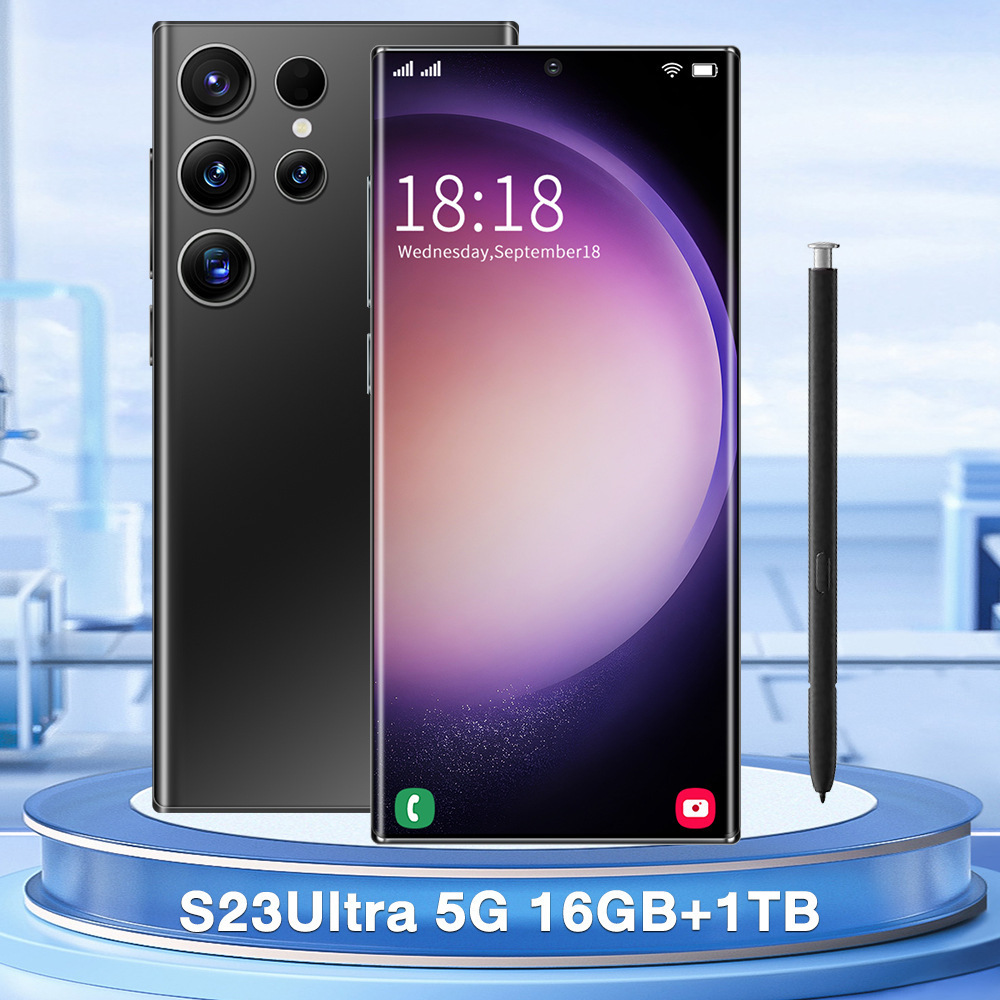 S23 Ultra 4G Smartphone, 7.3" HD,16GB+512GB