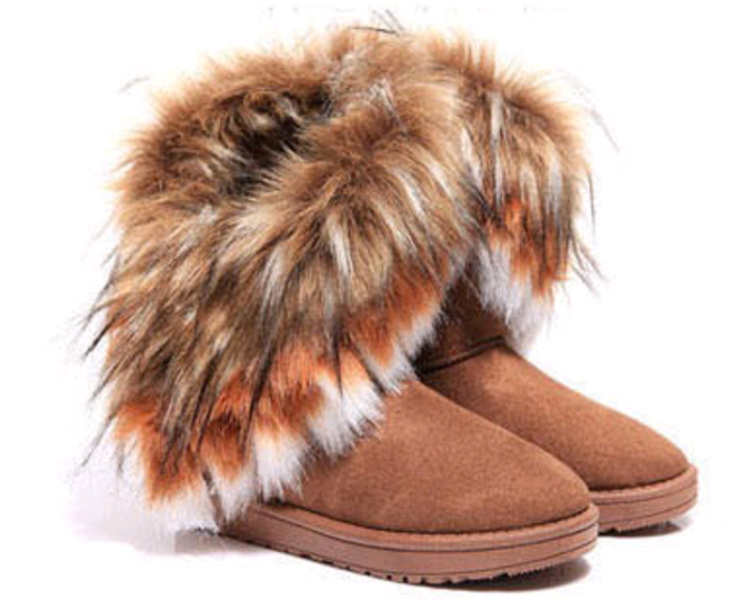 New Fashion Autumn and Winter Ladies Casual Comfortable Snow Boots Ankle Boots Warm Synthetic