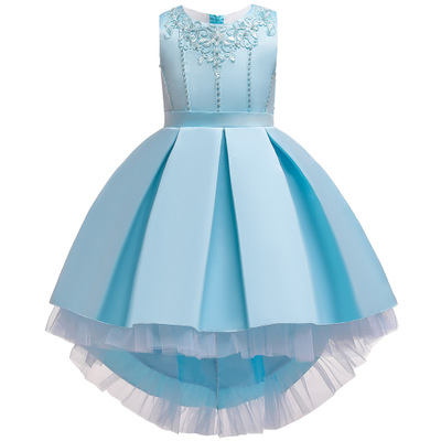High quality Princess Party Dress for Girls Wedding Lace Flower Girl Dress Kids Birthday dress