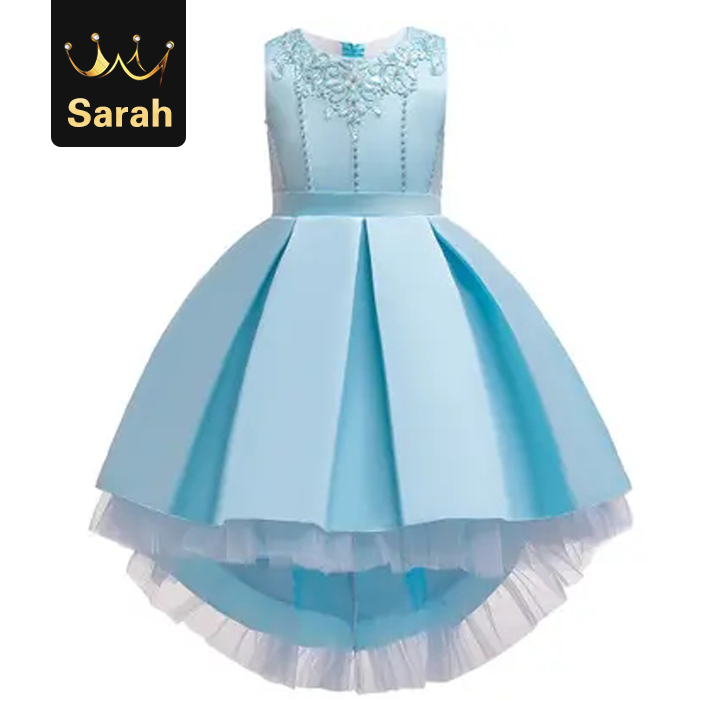 High quality Princess Party Dress for Girls Wedding Lace Flower Girl Dress Kids Birthday dress