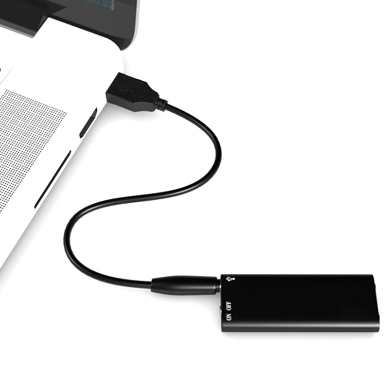8GB  Ultra-Slim Mini Voice Recorder Digital Professional Grade Voice Activation Noise Reduction Recording MP3 Player Digital Voice Recorders