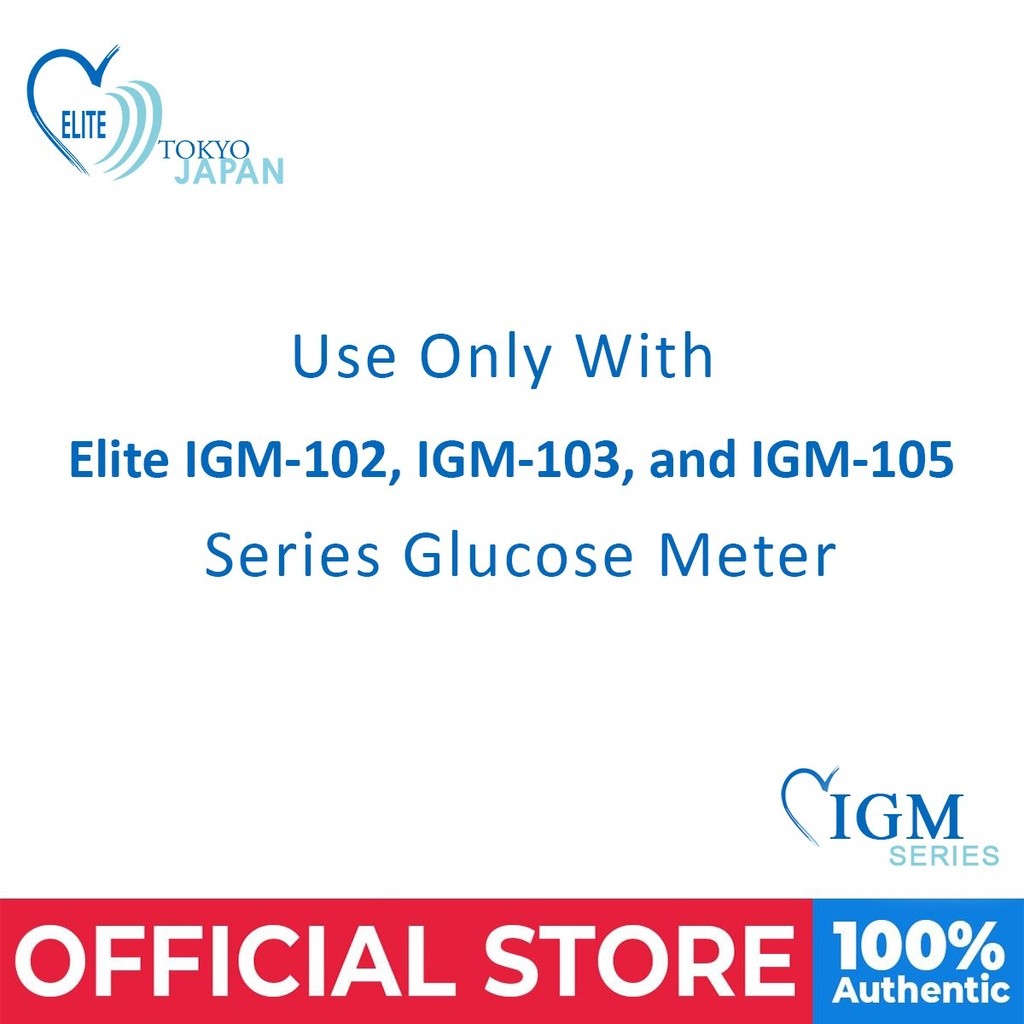 Indoplas Elite Tokyo Japan Blood Glucose Meter Glucometer Monitoring System IGM105 (machine only) Five Electrode Technology