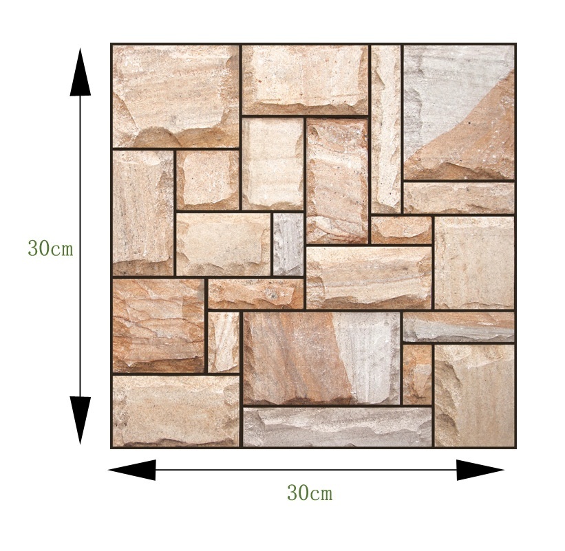 3D DIY Brick Wall Sticker Waterproof Wall Tiles Kitchen Bathroom Self-adhesive Paper Tiles