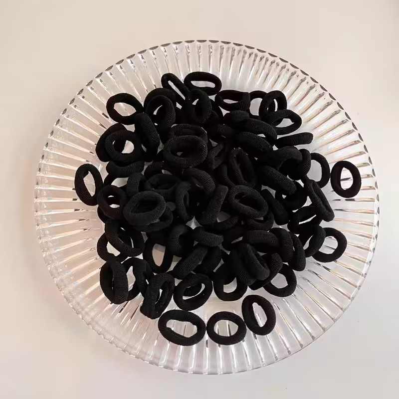 Girls Hair Ties, No Damage Soft Elastic Baby Hairbands, Mini Rubber Bands for Toddlers, Kids Hair Accessories