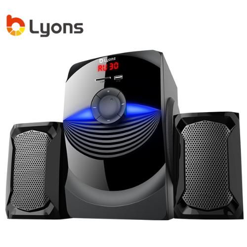 LYONS LYS2405 woofer speaker system Multimedia Speaker With Powerful Amplifier 18000 PMPO Output Power 25W+10W*2 Speaker System【HOT】
