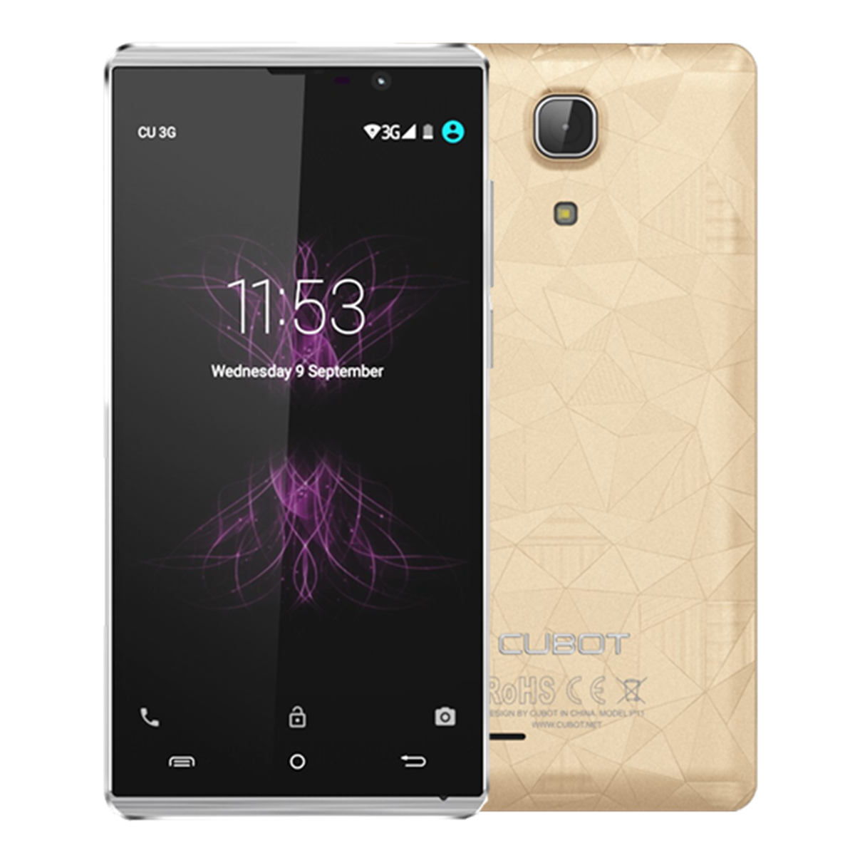 CUBOT P11 SMARTPHONE, 5.0 HD, 5.1 LOLLIPOP, 8GB ROM, 5+13 MP