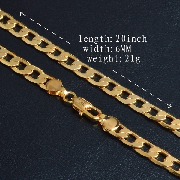 Hiphop Men's Fashion Luxury Exaggerated Men Women 18K Gold Necklace Exquisite Gold Bracelets