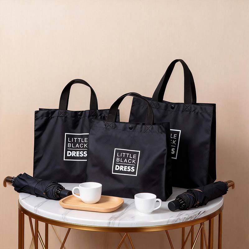 Shopping Bag Supermarket Fashion Environmental Protection Large Capacity Travel Portable Foldable Stackable Thick Large Capacity Bag Oxford Cloth Handbag