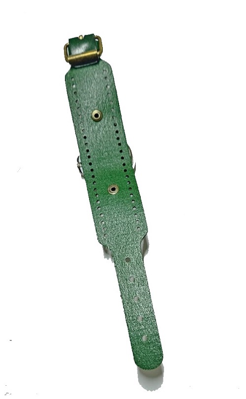 Denim green Ankara travelling bag and green men's vintage leather watch combo best gift to offer and durable.