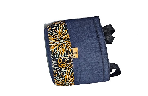 Ladies denim Ankara handbag durable, elegant , fashionable and best gift to offer and readily available