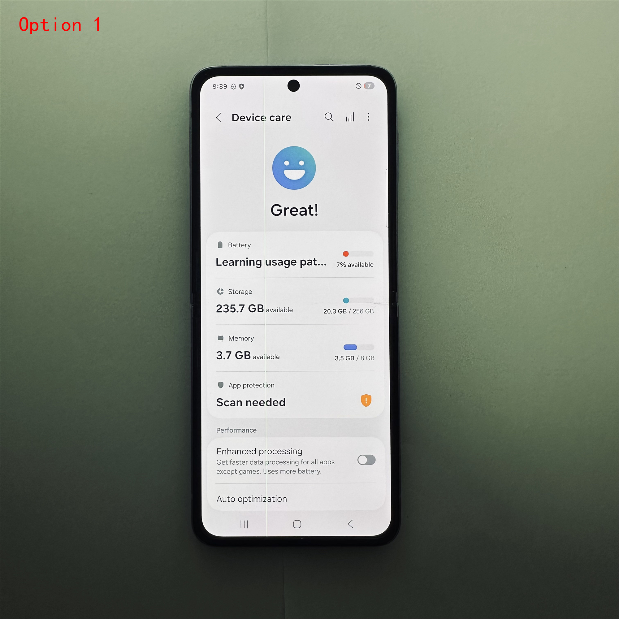 Refurbished Samsung Galaxy Z Flip3 5G 256GB ROM 8GB RAM 6.7" + 1.9" Original Smart Phone Cellphone