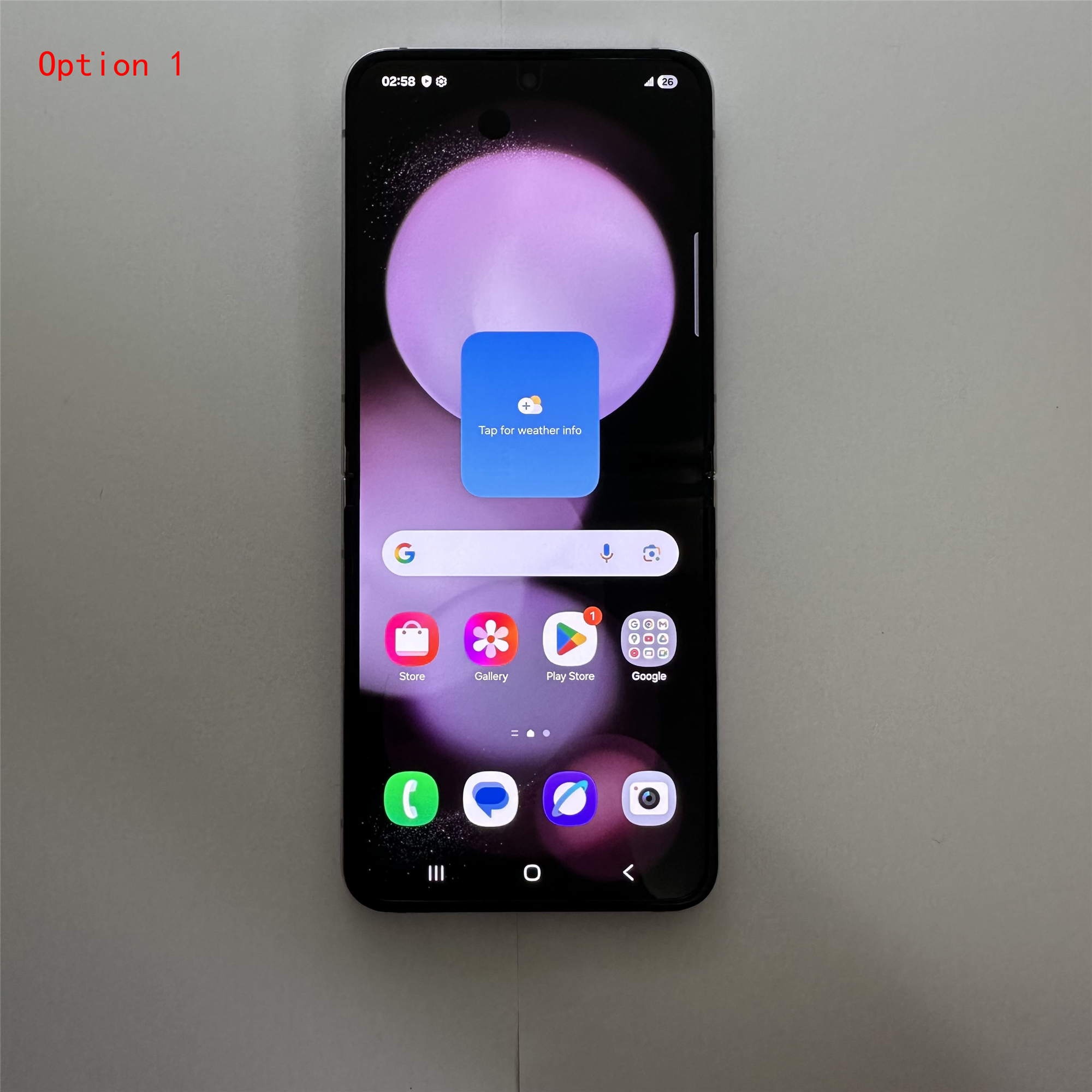 Samsung Galaxy Z Flip5 Refurbished Phone 5G 256GB ROM 8GB RAM 6.7" + 3.4" Original Smart Phone