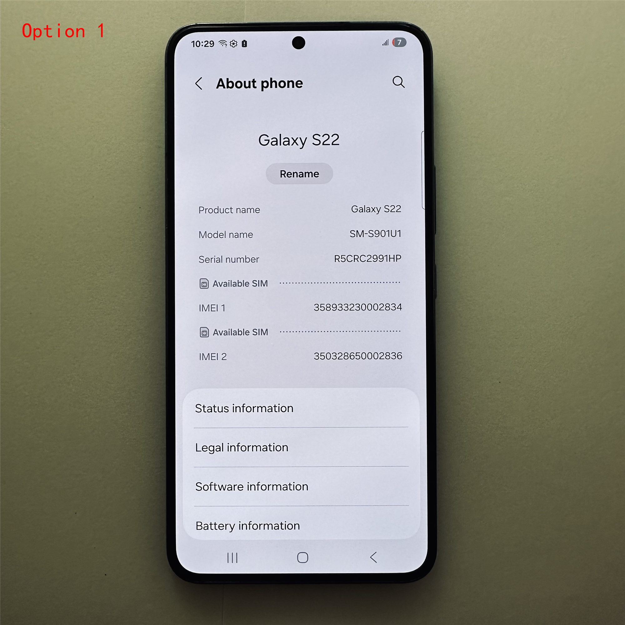 Original Samsung S22 128GB + 8GB Refurbished Phone Unlocked Smart Phone 5G LTE Cellphone