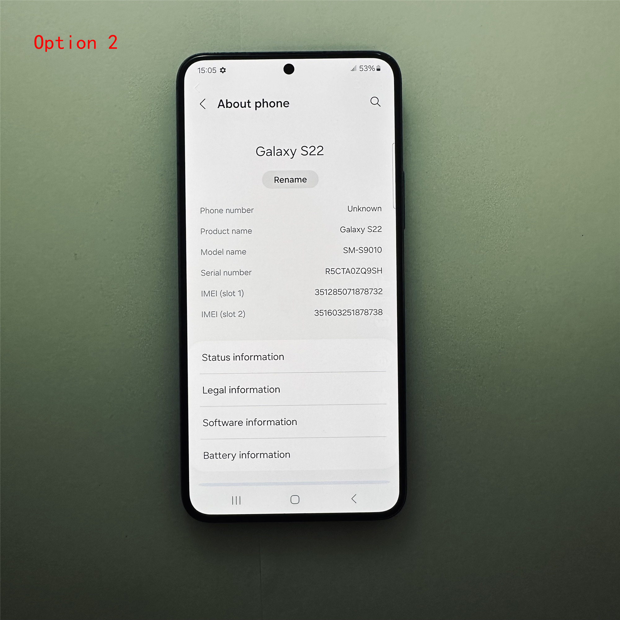 Original Samsung S22 128GB + 8GB Refurbished Phone Unlocked Smart Phone 5G LTE Cellphone