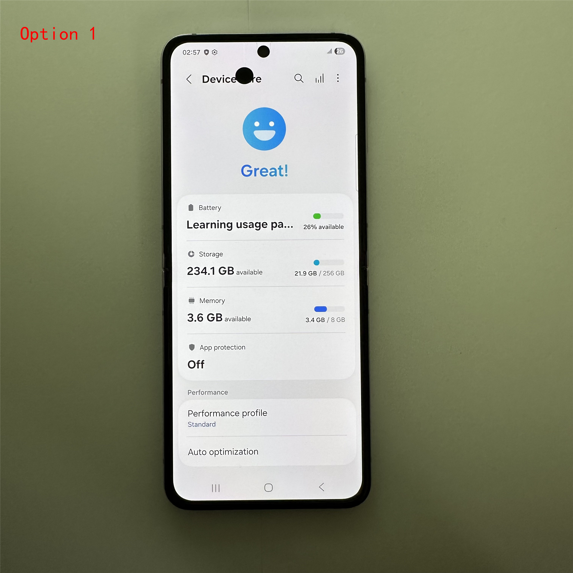 Samsung Galaxy Z Flip5 Refurbished Phone 5G 256GB ROM 8GB RAM 6.7" + 3.4" Original Smart Phone