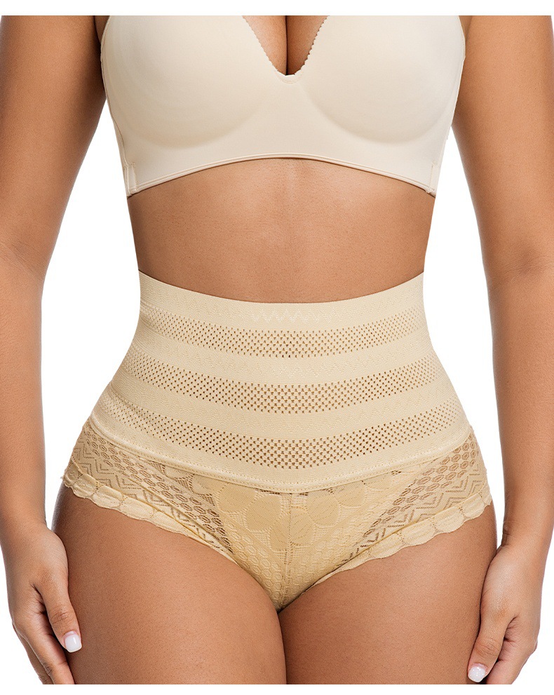 Women Shapewear Panty High Waist Tummy Control, Lace Butt Lifter Body Shaper Underwear, Postpartum Slimming