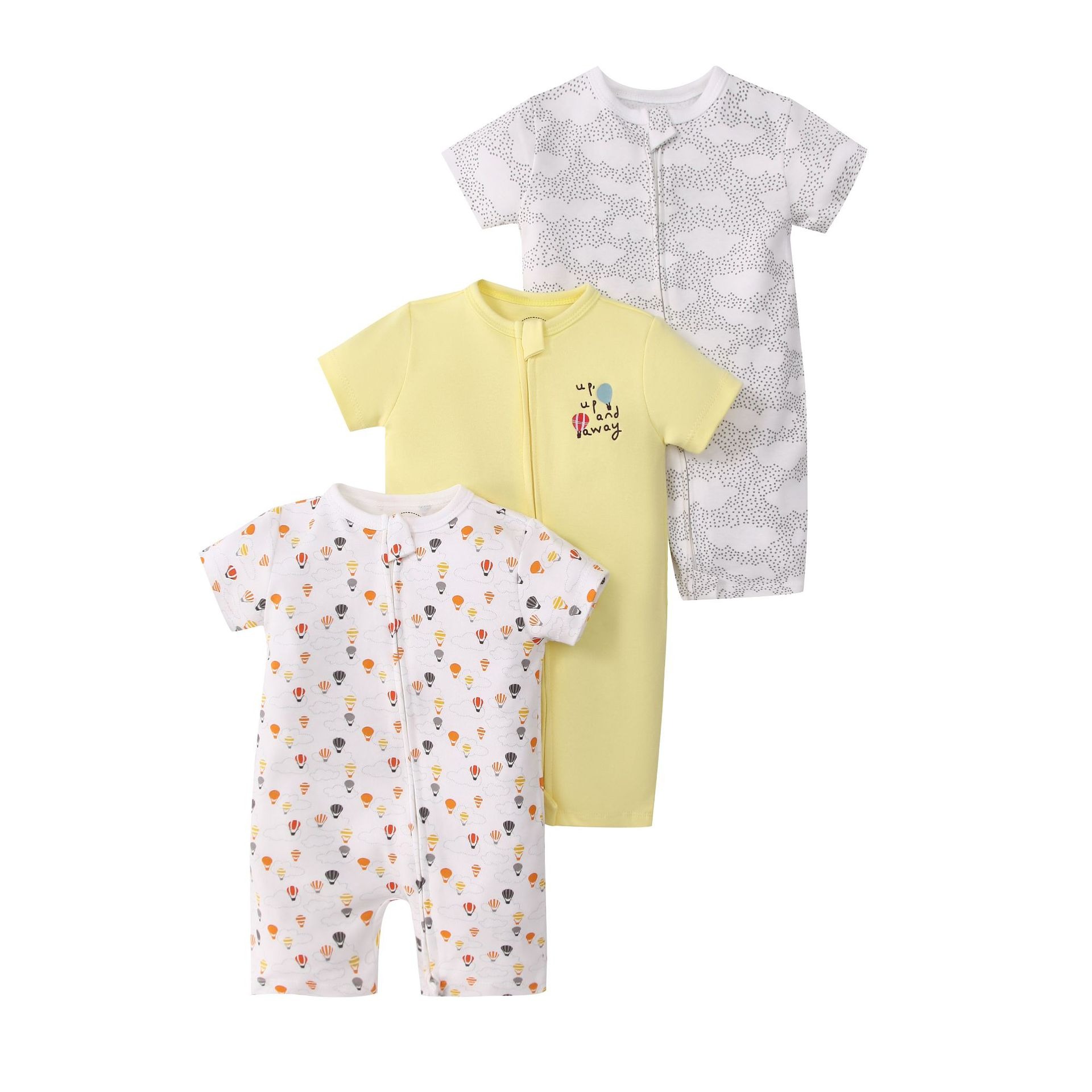 3pcs/lots Short Sleeve Romper Baby Bodysuits Newborn Cotton Romper Clothes Sets Baby Girl Boy Clothes Cartoon Ropa Jumpsuits Baby Clothes 6M-24M