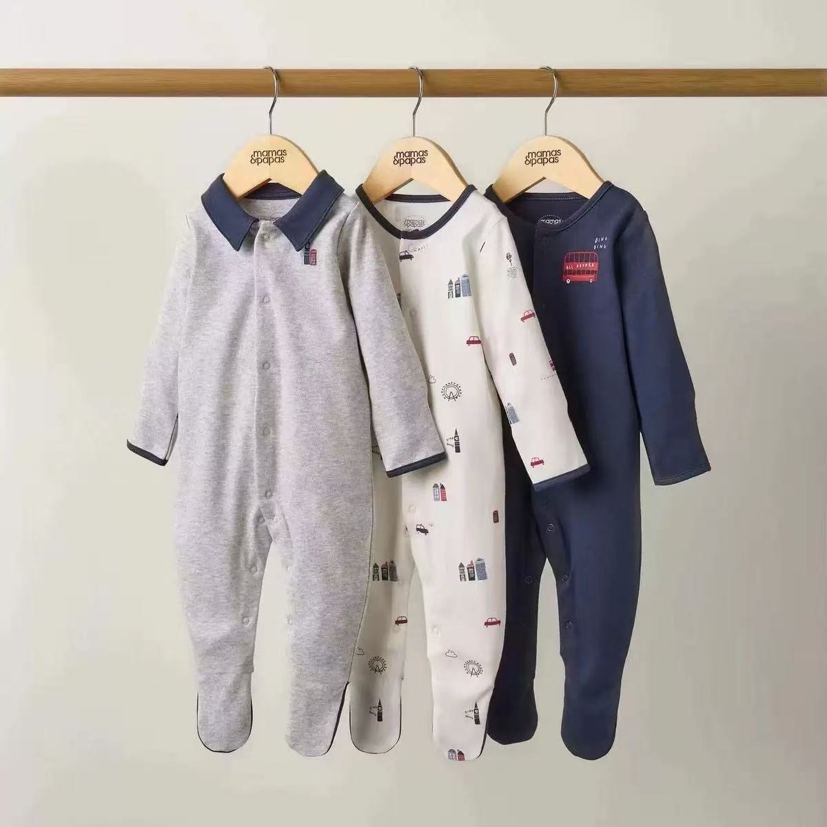 3pcs/lots Long Sleeve Romper Baby Bodysuits Newborn Cotton Romper Clothes Sets Baby Girl Boy Clothes Cartoon Ropa Jumpsuits Baby Clothes 3M-12M