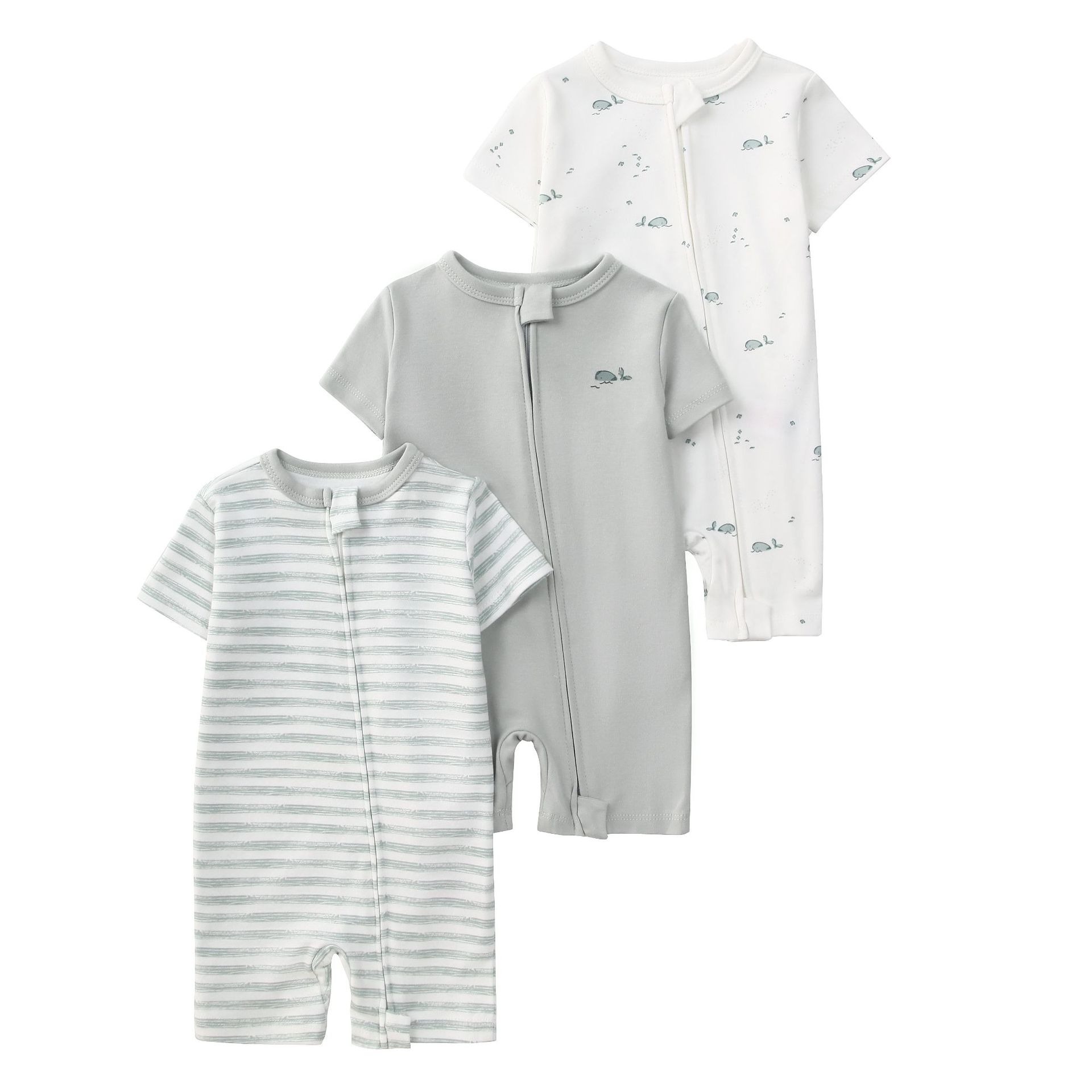 3pcs/lots Short Sleeve Romper Baby Bodysuits Newborn Cotton Romper Clothes Sets Baby Girl Boy Clothes Cartoon Ropa Jumpsuits Baby Clothes 6M-24M