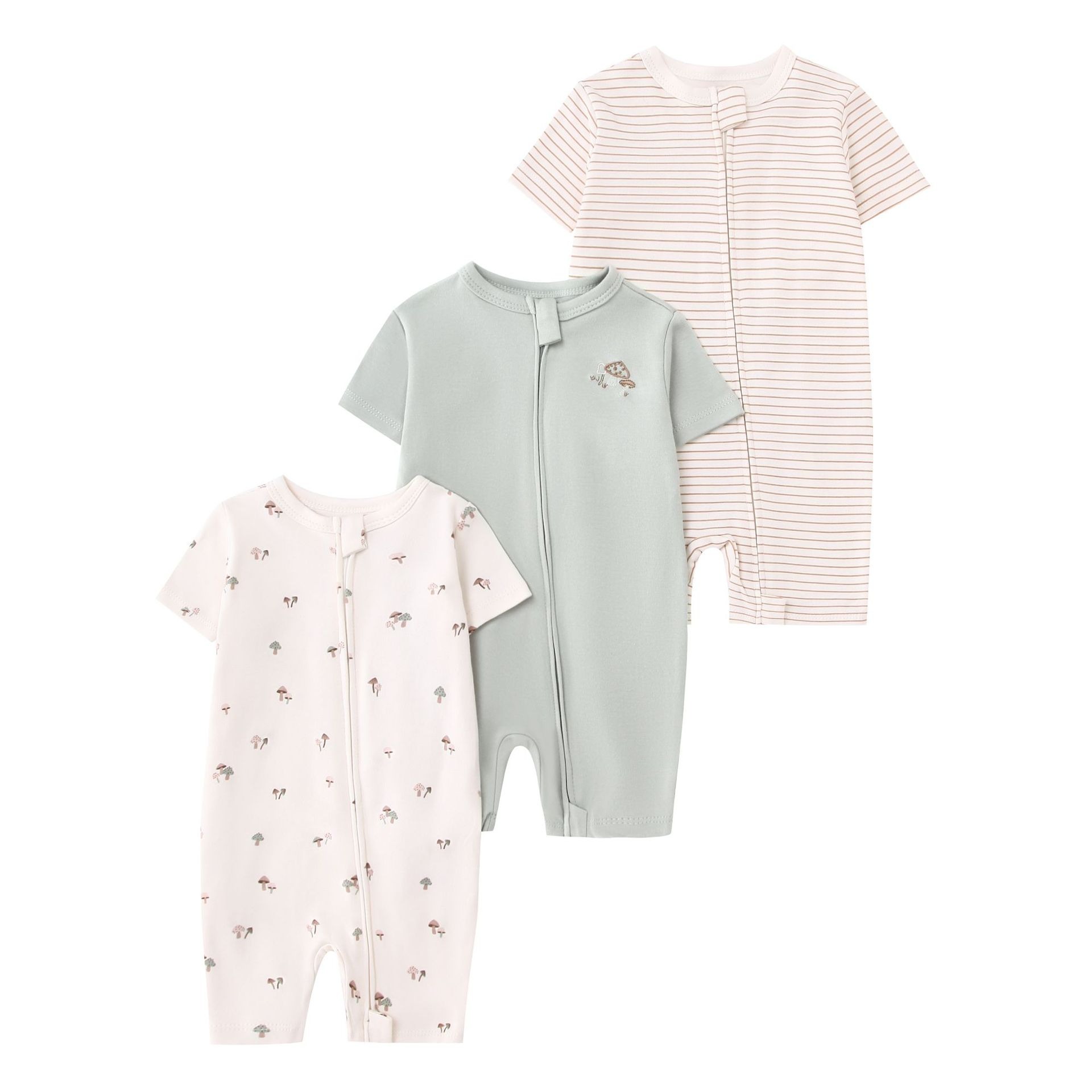 3pcs/lots Short Sleeve Romper Baby Bodysuits Newborn Cotton Romper Clothes Sets Baby Girl Boy Clothes Cartoon Ropa Jumpsuits Baby Clothes 6M-24M