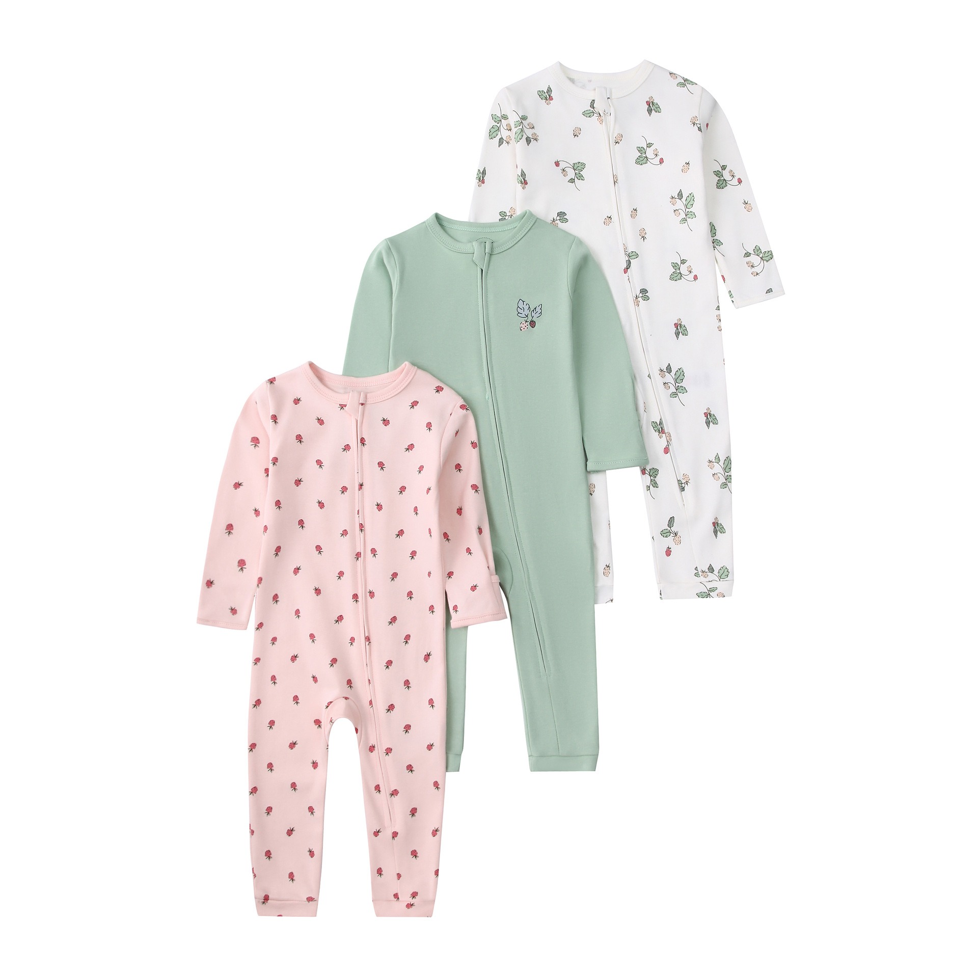 3pcs/lots Long Sleeve Romper Baby Bodysuits Toddler Bodysuits Newborn Cotton Romper Clothes Sets Baby Girl Boy Clothes Cartoon Ropa Jumpsuits Baby Clothes 6M-24M