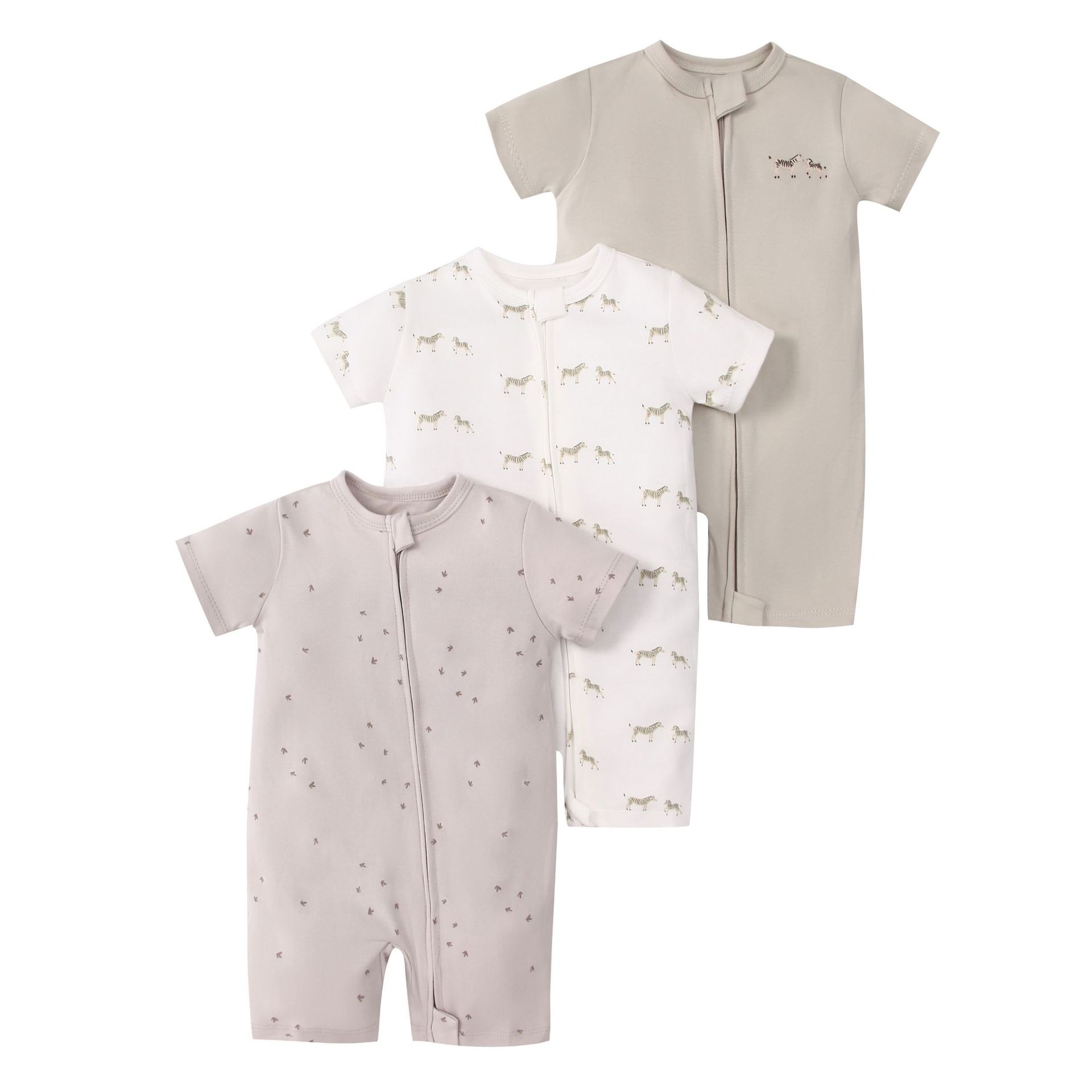 3pcs/lots Short Sleeve Romper Baby Bodysuits Newborn Cotton Romper Clothes Sets Baby Girl Boy Clothes Cartoon Ropa Jumpsuits Baby Clothes 6M-24M