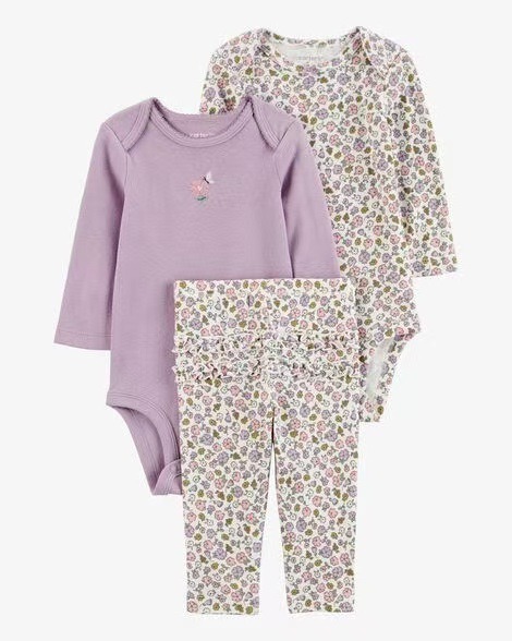 3pcs/lots Long Sleeve/Short Sleeve Baby Romper Bodysuits Newborn Cotton Romper Clothes Sets Baby Girl Boy Clothes Cartoon Print Ropa Jumpsuits Baby Clothes 6M-24M