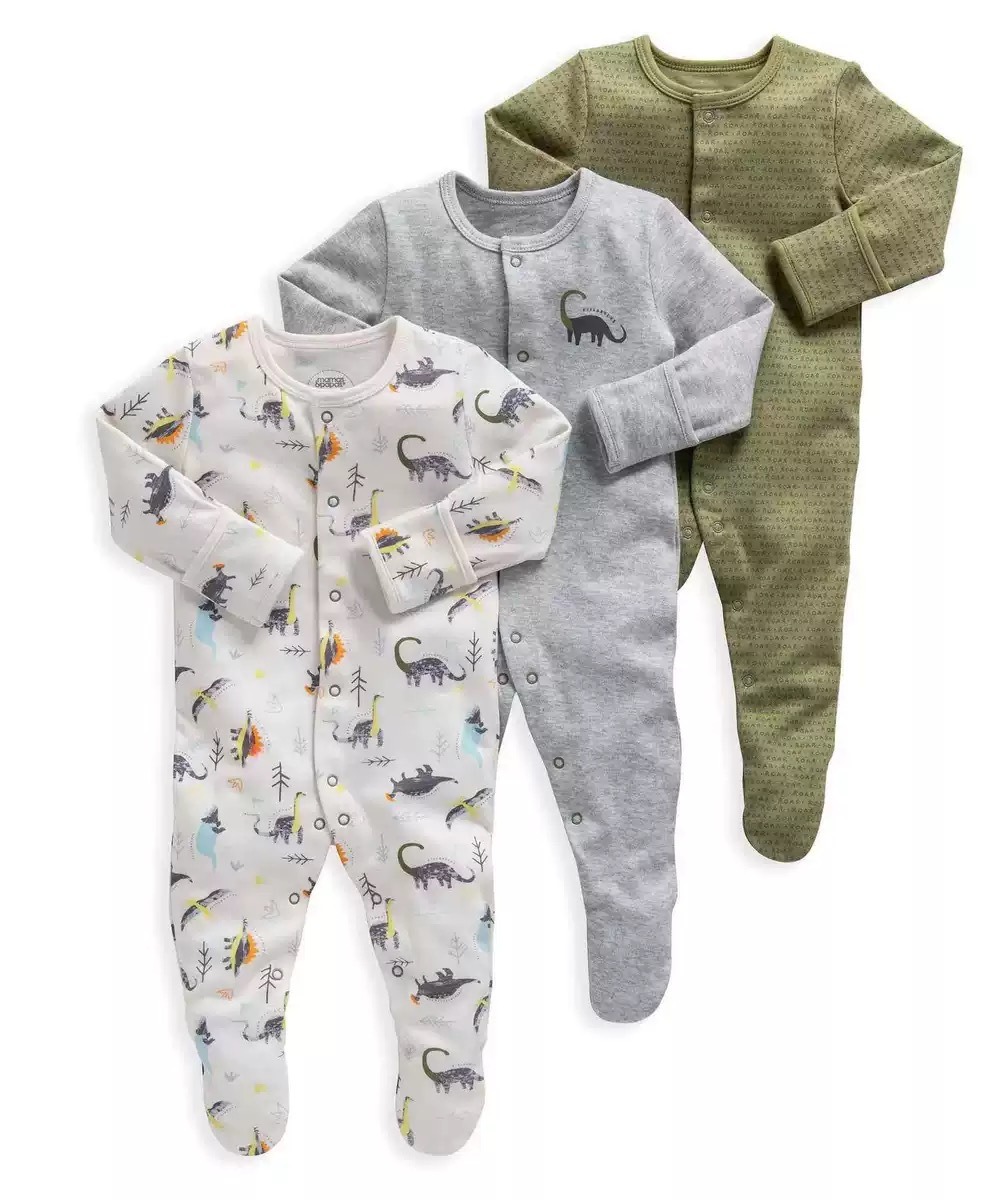 3pcs/lots Long Sleeve Romper Baby Bodysuits Newborn Cotton Romper Clothes Sets Baby Girl Boy Clothes Cartoon Ropa Jumpsuits Baby Clothes 3M-12M