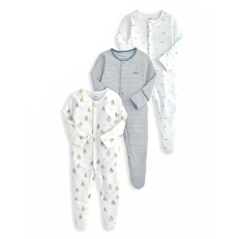 3pcs/lots Long Sleeve Romper Baby Bodysuits Newborn Cotton Romper Clothes Sets Baby Girl Boy Clothes Cartoon Ropa Jumpsuits Baby Clothes 3M-12M