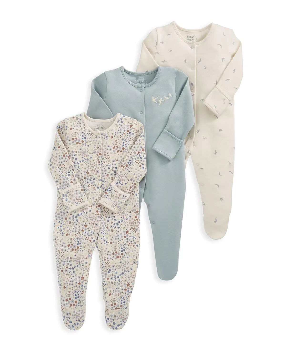 3pcs/lots Long Sleeve Romper Baby Bodysuits Newborn Cotton Romper Clothes Sets Baby Girl Boy Clothes Cartoon Ropa Jumpsuits Baby Clothes 3M-12M
