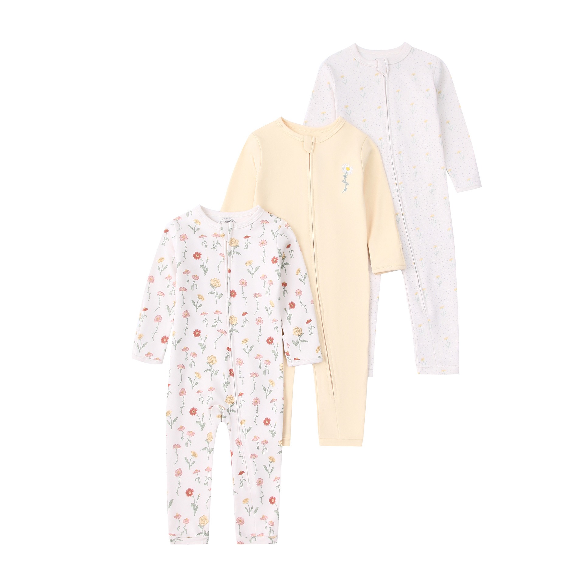 3pcs/lots Long Sleeve Romper Baby Bodysuits Toddler Bodysuits Newborn Cotton Romper Clothes Sets Baby Girl Boy Clothes Cartoon Ropa Jumpsuits Baby Clothes 6M-24M