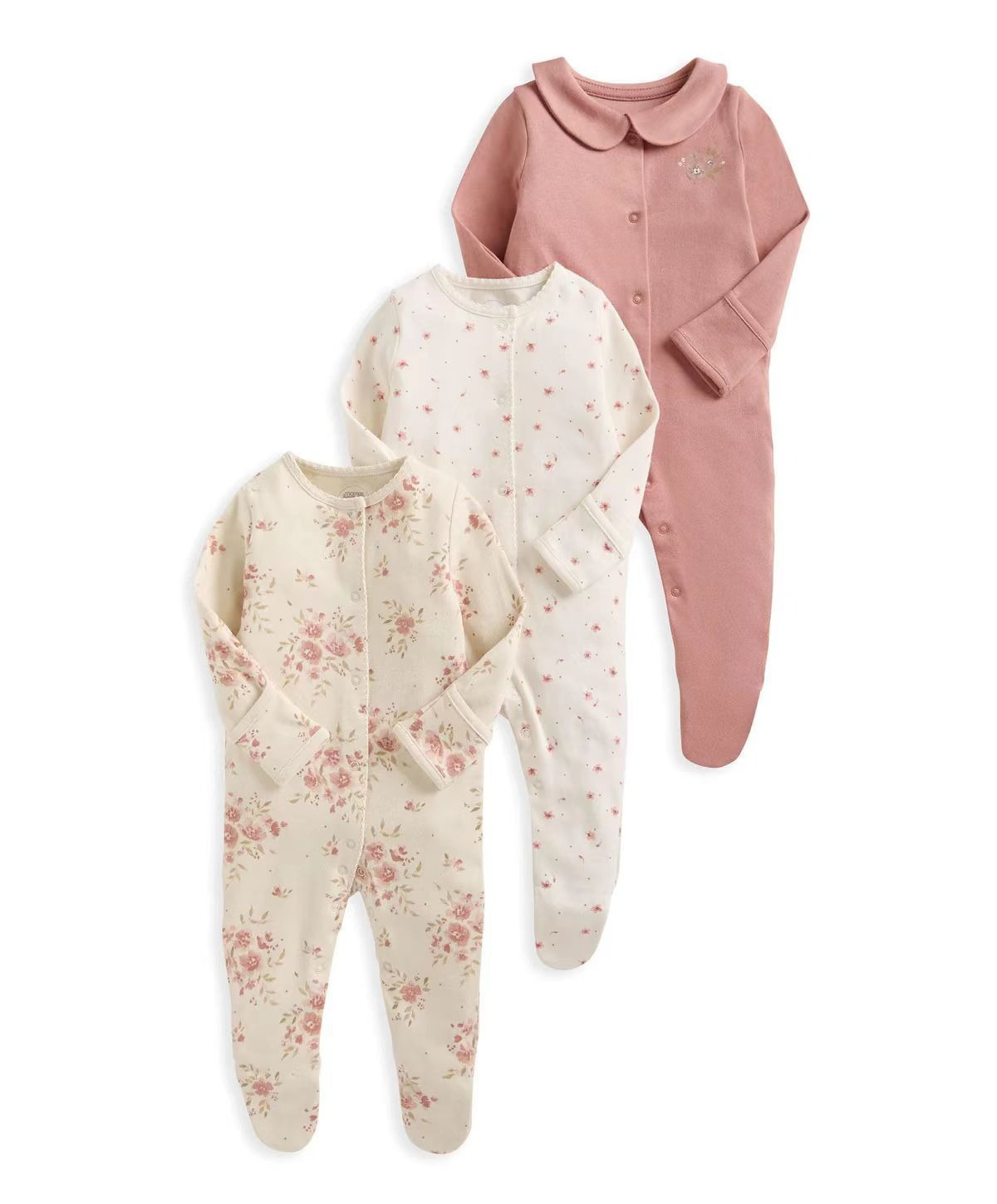 3pcs/lots Long Sleeve Romper Baby Bodysuits Newborn Cotton Romper Clothes Sets Baby Girl Boy Clothes Cartoon Ropa Jumpsuits Baby Clothes 3M-12M