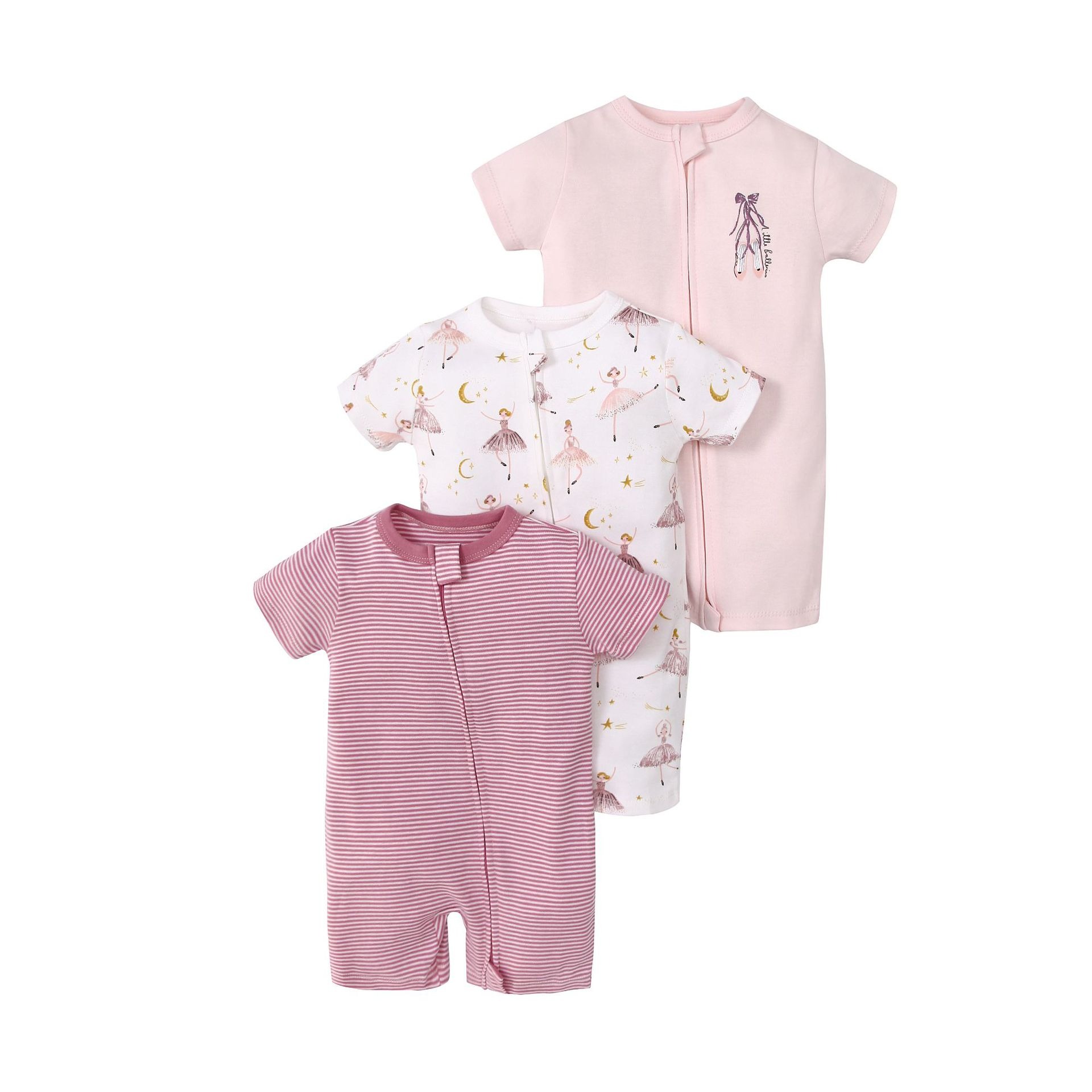 3pcs/lots Short Sleeve Romper Baby Bodysuits Newborn Cotton Romper Clothes Sets Baby Girl Boy Clothes Cartoon Ropa Jumpsuits Baby Clothes 6M-24M
