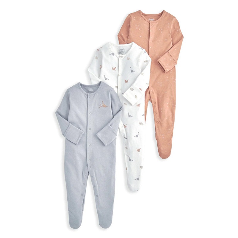 3pcs/lots Long Sleeve Romper Baby Bodysuits Newborn Cotton Romper Clothes Sets Baby Girl Boy Clothes Cartoon Ropa Jumpsuits Baby Clothes 3M-12M