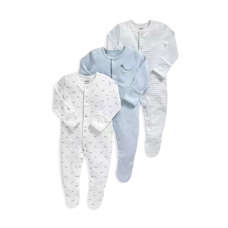 3pcs/lots Long Sleeve Romper Baby Bodysuits Newborn Cotton Romper Clothes Sets Baby Girl Boy Clothes Cartoon Ropa Jumpsuits Baby Clothes 3M-12M