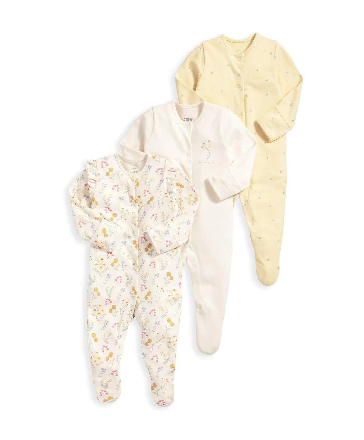 3pcs/lots Long Sleeve Romper Baby Bodysuits Newborn Cotton Romper Clothes Sets Baby Girl Boy Clothes Cartoon Ropa Jumpsuits Baby Clothes 3M-12M