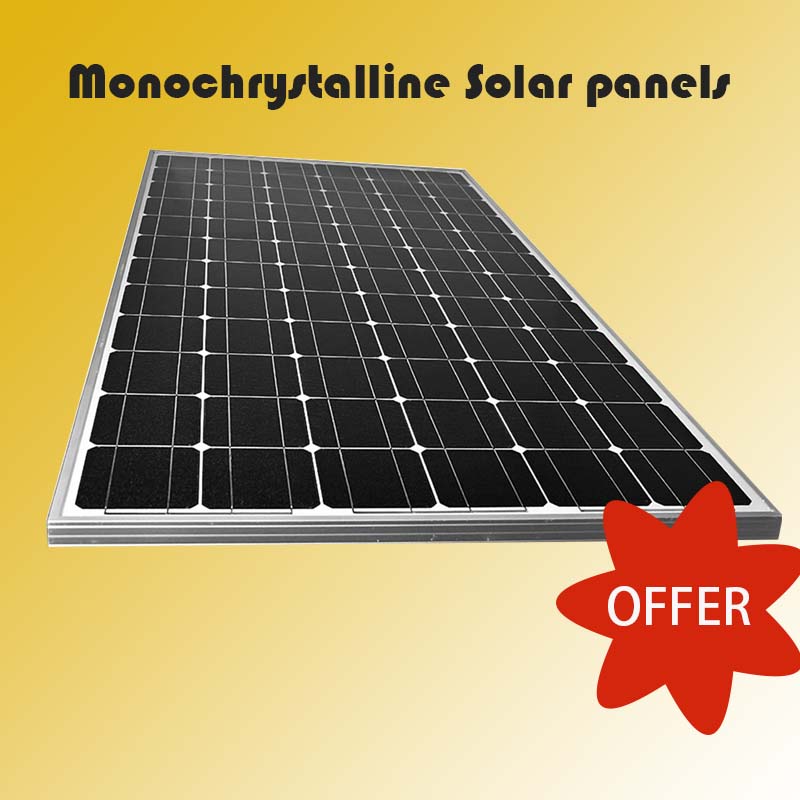 100 wATTS MONOCHRYSTALLINE SOLAR PANEL
