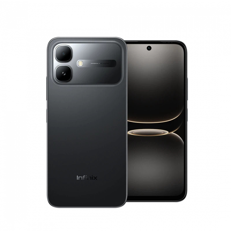 Infinix Smart 20 6.78" 120Hz Display 128GB+4GB 5200mAh Long-Life Battery 4G Dual SIM IP64 Waterproof 15W Charging NFC Fingerprint Lock Android15 Mediatek Helio G81 Ultimate  AI Smart Phones