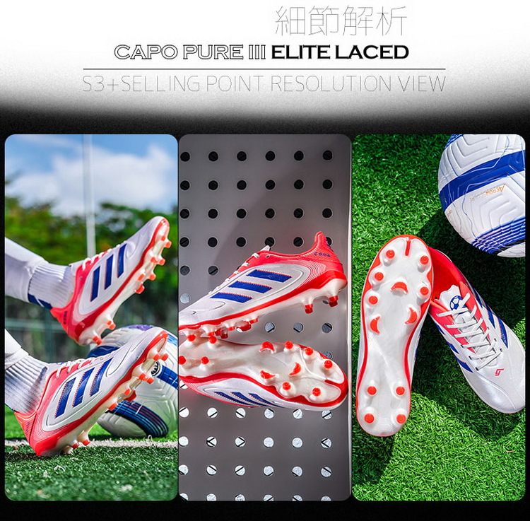 Goletto Ix Firm Ground/Multi Ground Spiked football shoes, sports shoes.