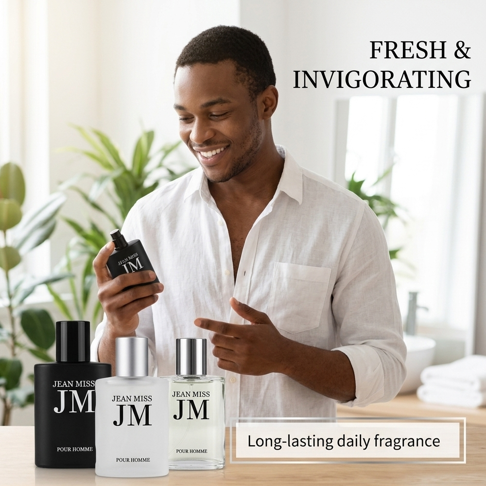 3 In 1 Men Perfume Different Fragrances Dau de Parfum Classic Fragrance Floral Fruity Chyper Fragrance & Deodorant