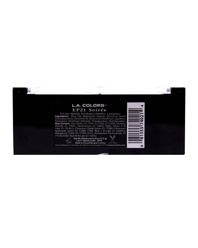 EP21-SOIREE-5 Color Metallic Eyeshadow