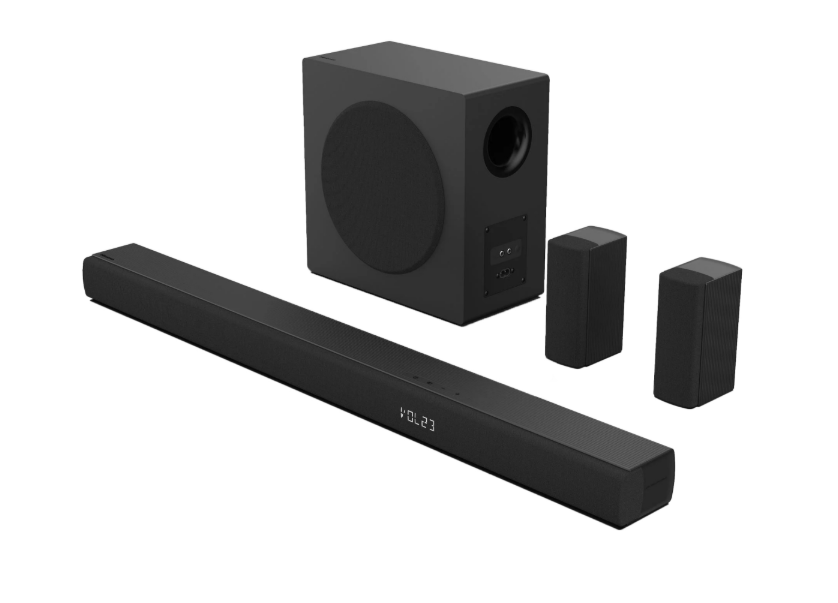 Hisense HS5100 5.1 Channel 540W Soundbar with 6.5 inch Wireless Subwoofer, 540W Max Audio Power, 5.3 Wireless Bluetooth, Powered by DTS Virtual:X, HDMI ARC/Optical/AUX/USB